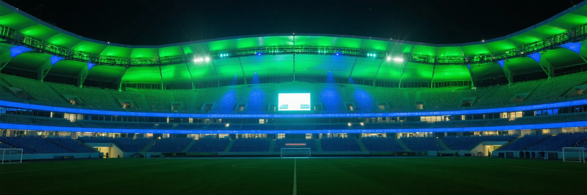 体育赛事看台与灯光