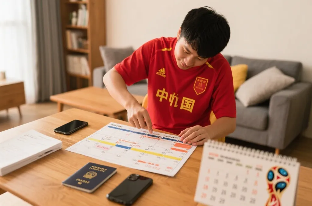 中国球迷准备世界杯观赛行程